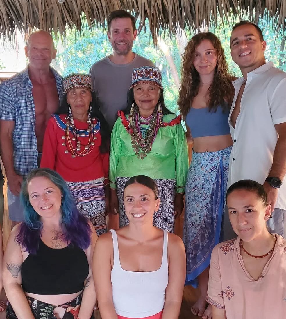 Community gathering at Ananda Lodge