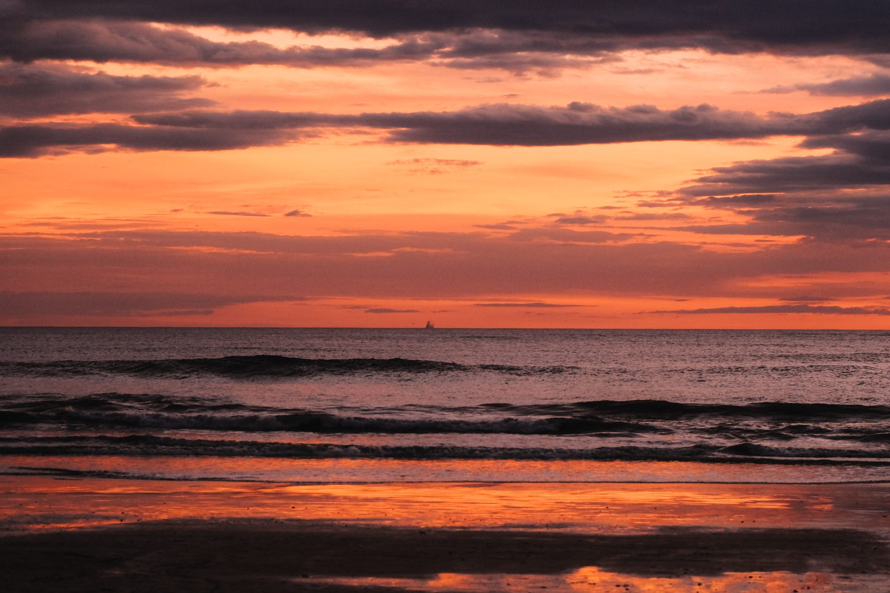 jungle / ocean sunset — Ananda Lodge